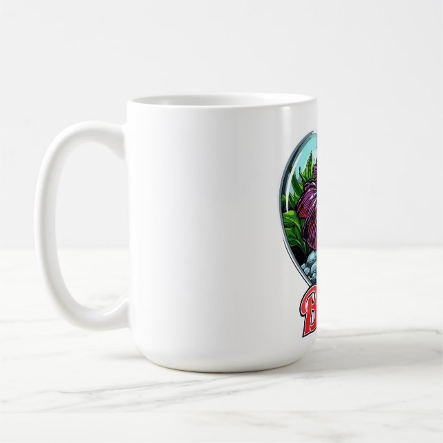 Betta-Squad — elegant, wild, unaufhaltsam. Kaffeetasse (Links)