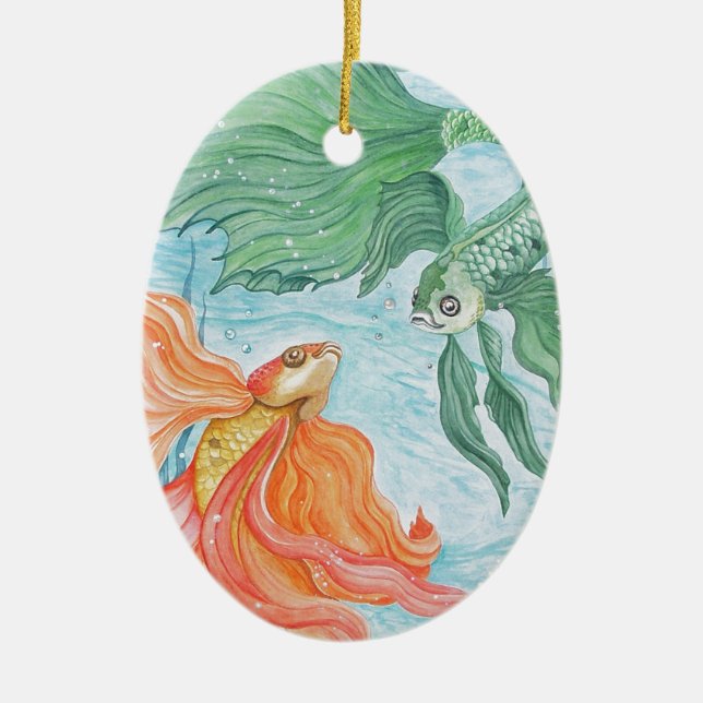 Betta-Tanz Keramikornament (Vorne)
