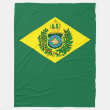 Bettdecke der Wolle Imperiale Fahne Brasiliens