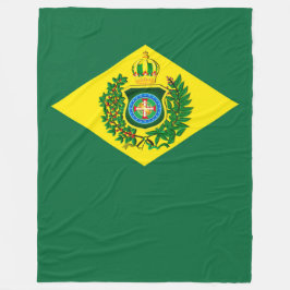 Bettdecke der Wolle Imperiale Fahne Brasiliens Fleecedecke