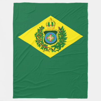 Bettdecke der Wolle Imperiale Fahne Brasiliens Fleecedecke