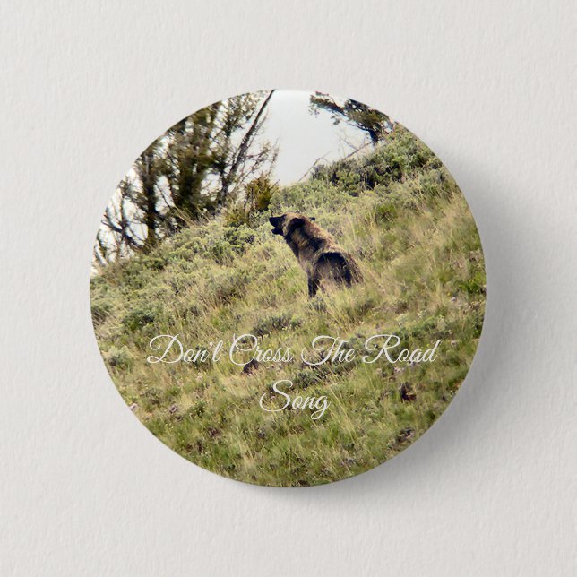 Bettelt, überquere nicht den Straßenong Button (Vorderseite)