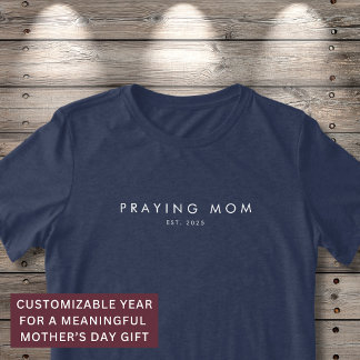 Bettende Mutter Begründungsjahr Christlich Modern Tri-Blend Shirt