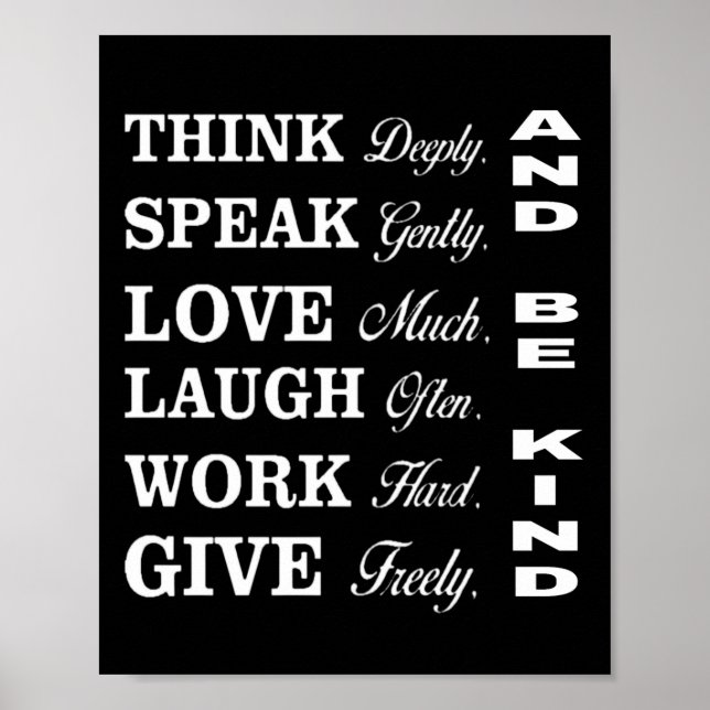 Better Human Behavior Poster (Vorne)