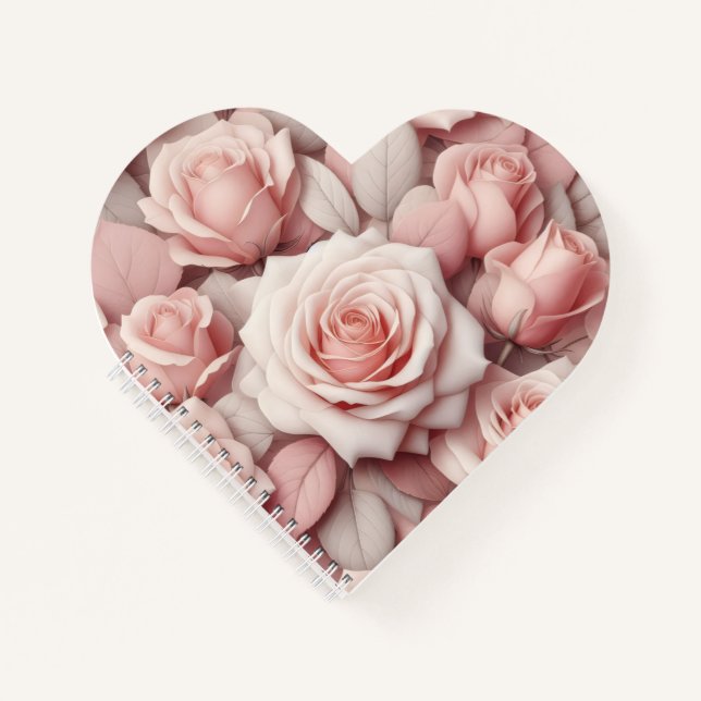 Better in Pink Roses Notizbuch (Vorderseite)