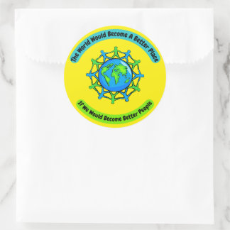 Better People Better World Lrg Sticker Set 6