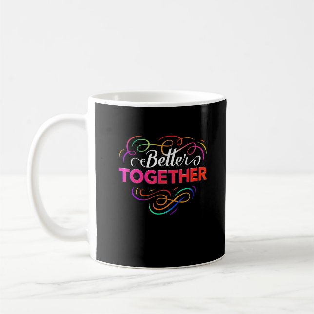 Better Together Minimal Design  Kaffeetasse (Links)