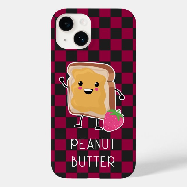 Better Together (PB & J): Erdnussbutter Case-Mate iPhone 14 Hülle (Rückseite)