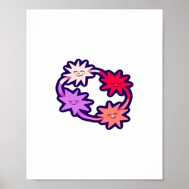 Better Together Stars Creative Style  Poster (Vorne)