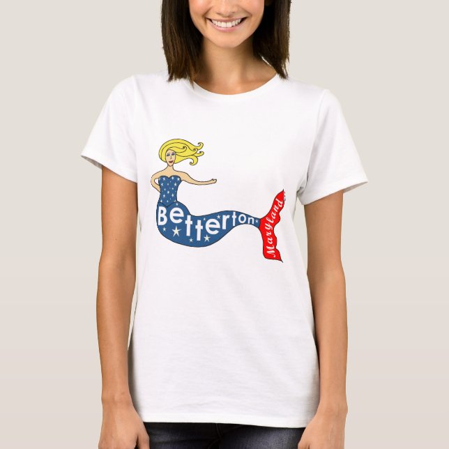 Betterton, Maryland-Meerjungfrau T-Shirt (Vorderseite)