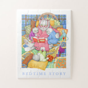 BETTGESCHICHTE 11x14 großes Puzzleteil