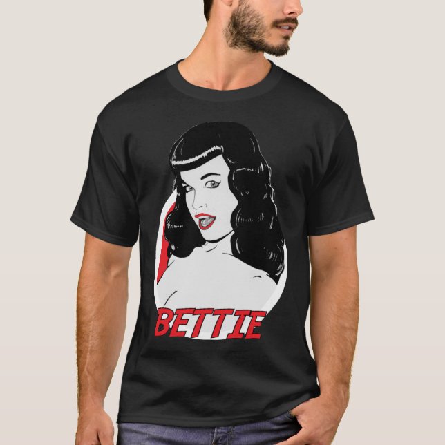 Bettie Page !  T-shirt classique (Devant)