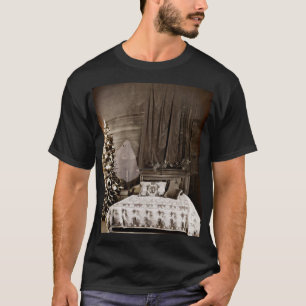 Bettlaken-Geist viktorianisches Weihnachten T-Shirt