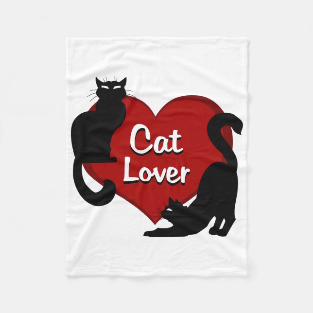 Bettwäsche-Dekor Katze Lover Blanket Le Chat Fleecedecke (Vorderseite)