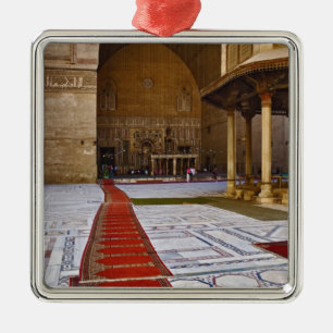Bettwäsche in die islamische Moschee, Kairo, Silbernes Ornament