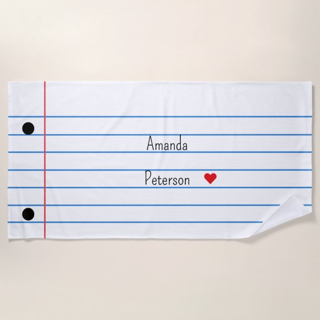 Bettwäsche und Handtücher aus Papier (Vorderseite)