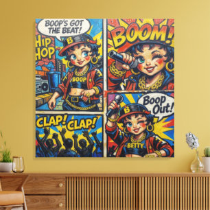 BETTY BOOP-5 LEINWANDDRUCK