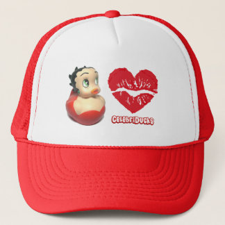 Betty- Boopgummi duckt CelebriDucks Truckerkappe