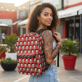 Betty Printed Backpack Bedruckter Rucksack