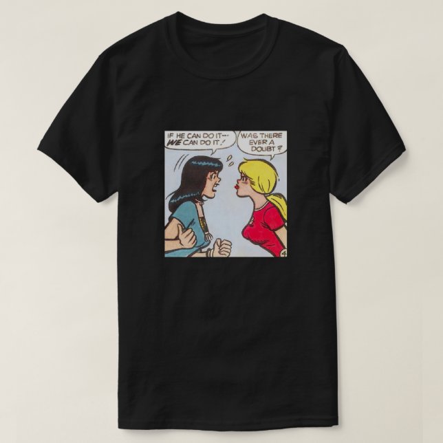 Betty Veronica Comic Strip Classic T-Shirt (Design vorne)