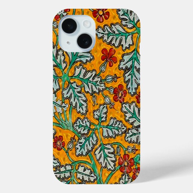 Betty's gelbe Blumen Case-Mate iPhone Hülle (Rückseite)