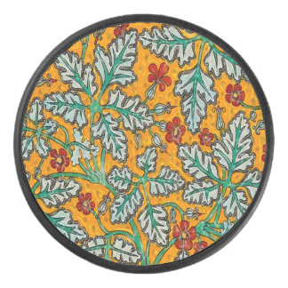 Betty's gelbe Blumen Eishockey Puck