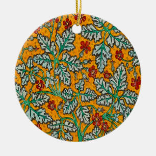 Betty's gelbe Blumen Keramik Ornament