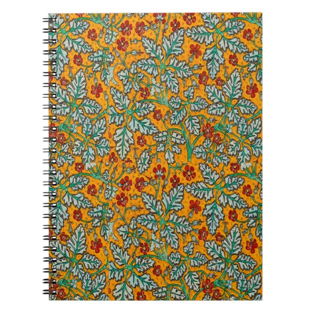 Betty's gelbe Blumen Notizblock (Vorderseite)