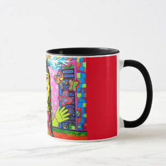 Betulita im Fenster! Tasse