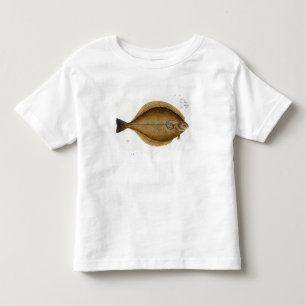 Betupfen Sie (PleuronectesLimanda) Platte XLVI von Kleinkind T-shirt