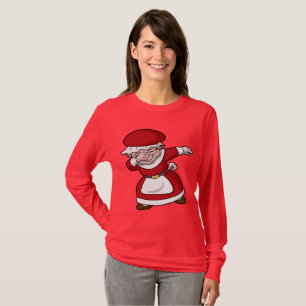 Betupfende Frau Klaus Christmas Dab T-Shirt