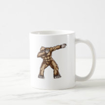 Betupfende Kaffee-Tasse Bigfoots