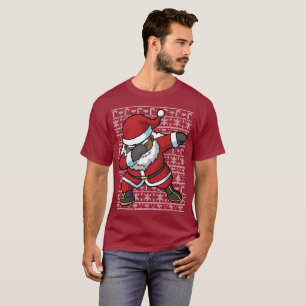Betupfende schwarzer Sankt-Klecks-hässliche T-Shirt