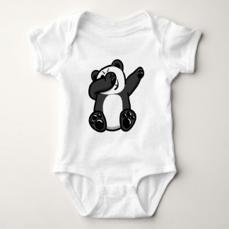 Betupfender Tier-Panda Baby Strampler