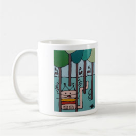 Between the trees kaffeetasse