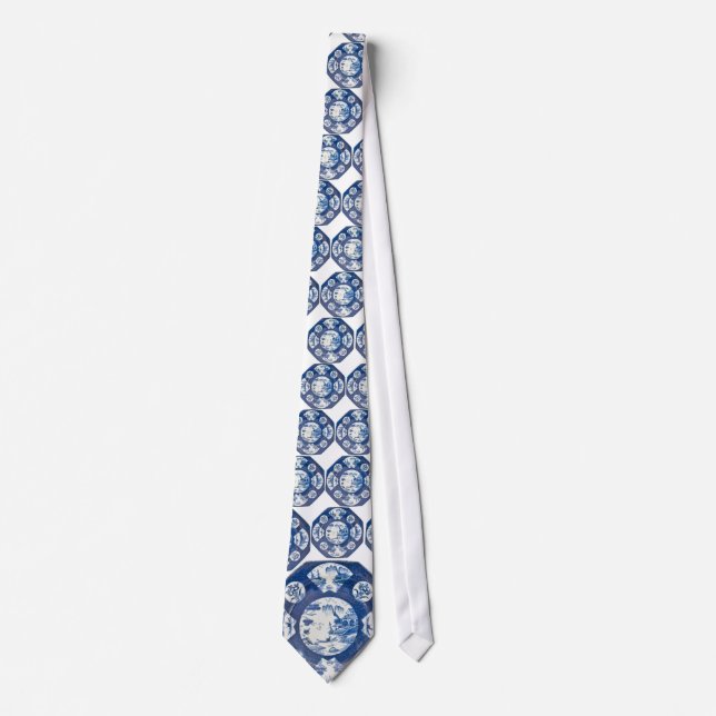 Beugen Sie Platte mit Chineseentwurf, C. 1770 Krawatte (Vorderseite)