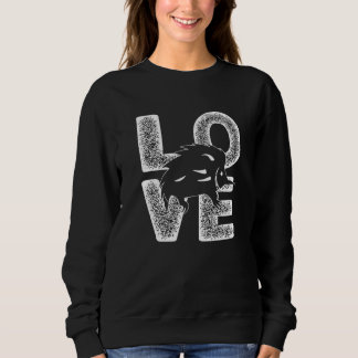 Beunruhigend in der Liebe Echidna Idee für Tiere Sweatshirt
