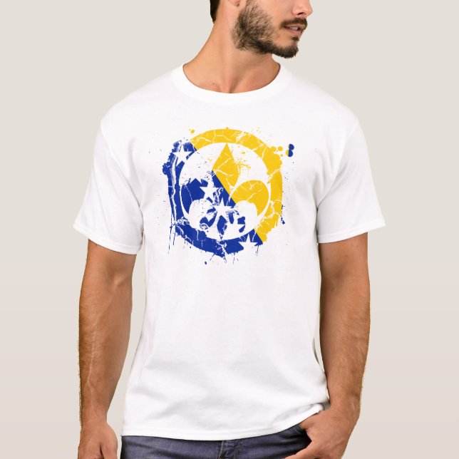 Beunruhigende Fleur Flagge 2 T-Shirt (Vorderseite)