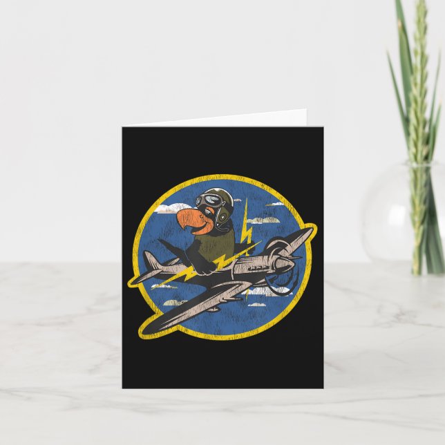 Beunruhigendes Pilotprogramm für Vintage Patch-Käm Karte (Vorderseite)