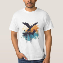 Beunruhigendes T-Shirt tierischer Silhouetten