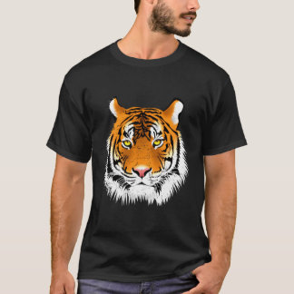 Beunruhigendes Tigerdesign T-Shirt