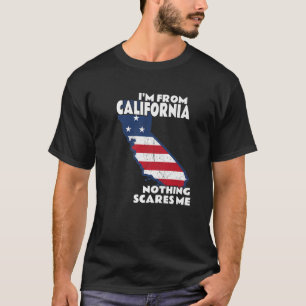 Beunruhigt bin ich aus Kalifornien Zuhause Staat N T-Shirt