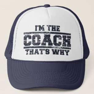 Beunruhigt bin ich der Trainer, deshalb hat es Truckerkappe