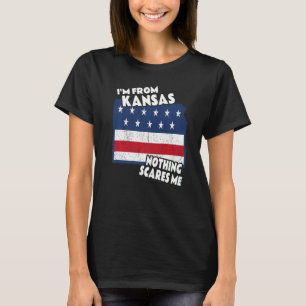 Beunruhigt bin ich von Kansas Zuhause Staat Ks Not T-Shirt