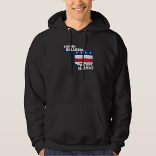 Beunruhigt bin ich von Oklahoma Zuhause Staat Ok Hoodie