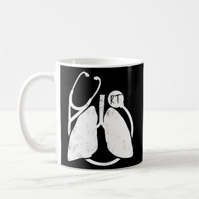 Beunruhigt für Atemtherapeut Kaffeetasse (Links)