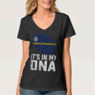Beunruhigt ist es in meiner Dna Nauru Fahne Männer T-Shirt