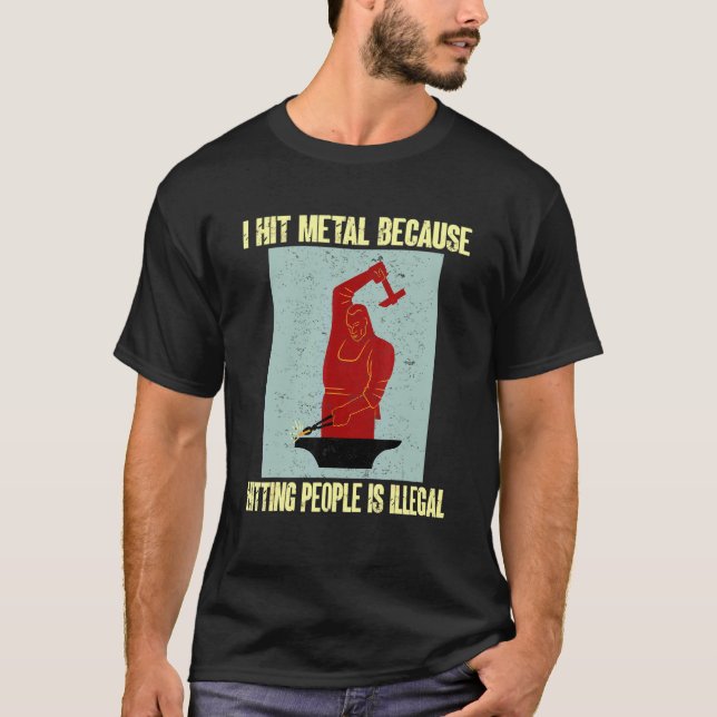 Beunruhigt, wenn ich Metall Hitze Menschen ist ill T-Shirt (Vorderseite)