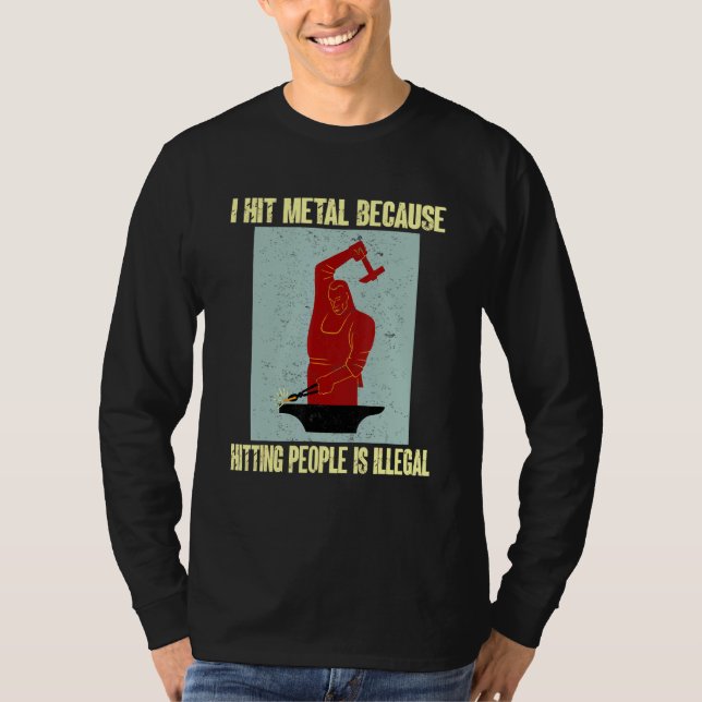 Beunruhigt, wenn ich Metall Hitze Menschen ist ill T-Shirt (Vorderseite)