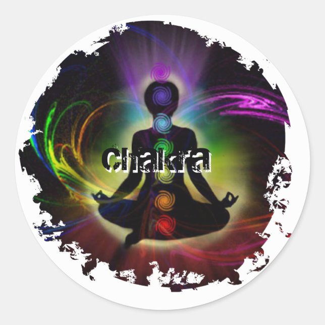 Beunruhigte 2 runde Sticker (Vorderseite)